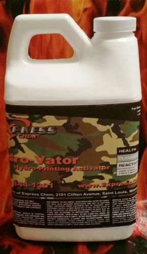 HYDRO VATOR ACTIVATOR HYDROGRAPHICS WATER TRANSFER PRINTING HYDROVATOR 1 GALLON