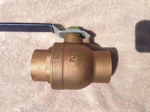 2in brass sweat ball valve for sale