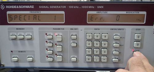 Rohde &amp; schwarz smx-b1 signal generator 100khz - 1000 mhz smx for sale