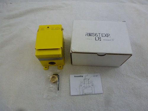 Rsg rms-ex-wp fire alarm explosion proof yellow manual pull station new nib for sale