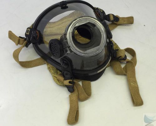 Scott scba mask facepiece w/ hood av2000 size l black rubber face seal for sale