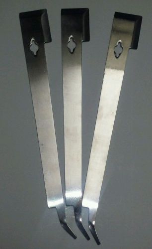 3x BEEKEEPING BEEKEEPER TOOL J HOOK STAINLESS STEEL HIVE TOOL SCRAPER