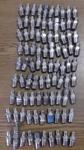 240 Swagelok, Parker, Off Brand 1/4&#034; male connectors 400-1-4 / 4-4 FBZ