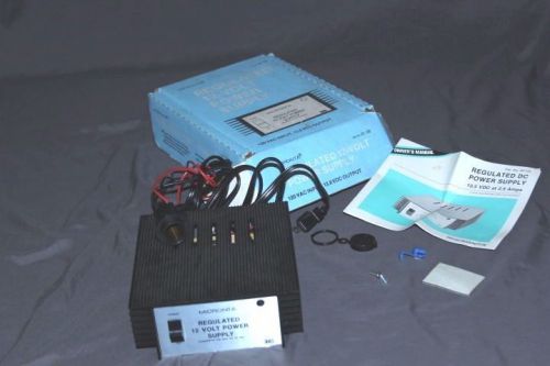 Radio Shack Micronta Model# 22-120 Regulated 12-Volt 2.5Amp Power Supply-Nice!