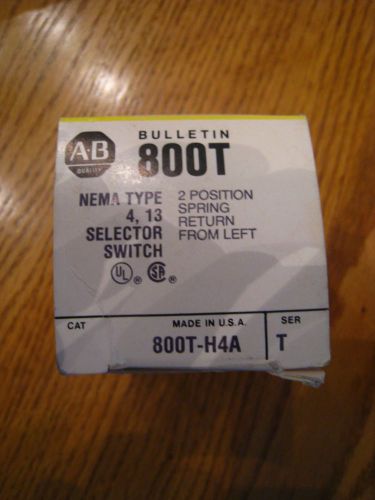 Allan bradley 800t - h4a selector switch for sale
