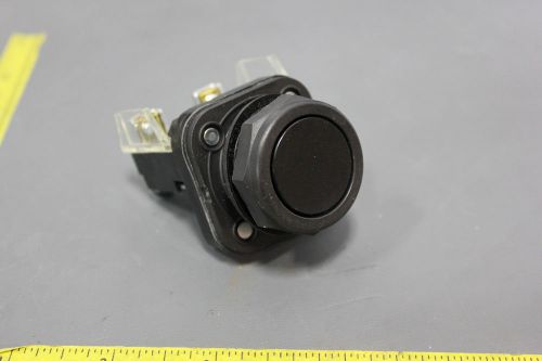 ALLEN BRADLEY BLACK PUSH BUTTON SWITCH 800H-AR SER. F (S19-2-101A)