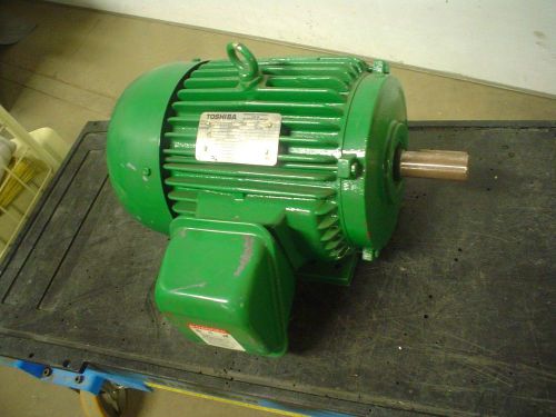 Toshiba b0104flf20sh04 ac motor 10hp 575vac 3ph 60hz 3600rpm 4 pole 60 day for sale