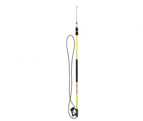 24Ft Fiberglass Heavy Duty Telescoping Long Wand Power Washer Extension Lance