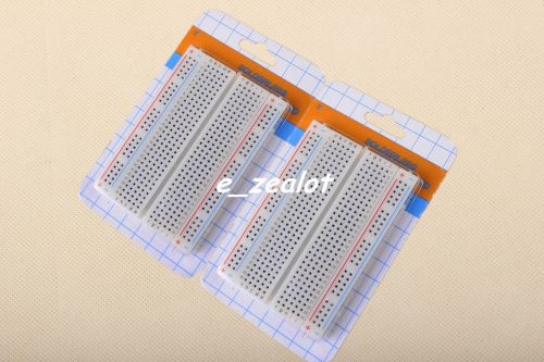 2pcs 400 8.5*5.5cm prototype breadboard socket vero electronic deck new for sale