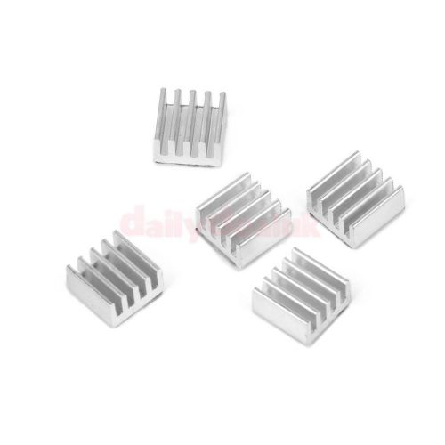 5x Heat Sink 8x8x5mm Aluminum Cooling Fin for Printer Stepper Motor Driver