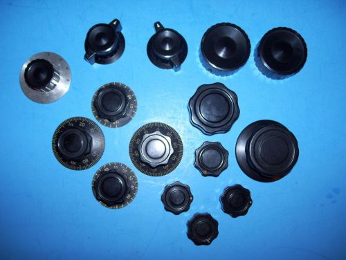 15 Vintage Radio Test Equip. Knobs