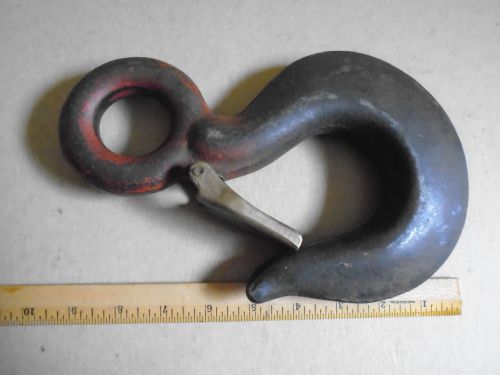 Rigging Tool Hook BTC # 29 Iron Steel Alloy Sling w/ Latch Crane Lifting Hoist