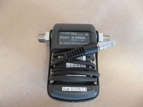 Fluke 700pv4 vacuum pressure module , calibrated , 15 psid/g for sale