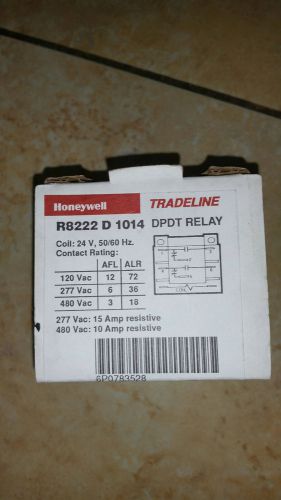 HONEYWELL TRADELINE  DPDT RELAY PART # R8222 D 1014 &#034; NEW OLD STOCK &#034;