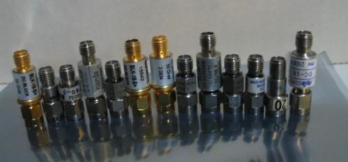 Narda M3933 Series SMA Fixed Attenuator Lot of 13 each