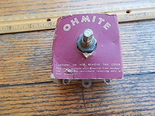 Ohmite nos rheostat potentiometer series a model j  #19607 225 ohm 300v for sale