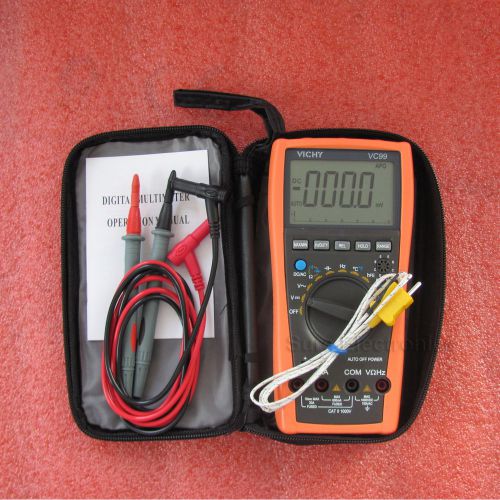 VC99 3 6/7 Auto Range Digital Multimeter Thermomete Capacitance