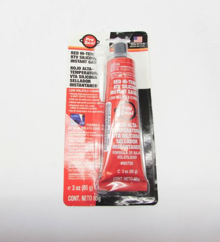 Pacer 80726 tube red hi temp rtv silicone instant gasket 3 oz for sale