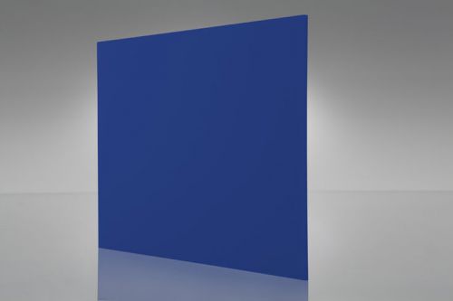 CELL CAST ACRYLIC/PLEXIGLASS SHEET BLUE OPAQUE #2050  1/8&#034; X 6 1/4&#034; X 6 1/4&#034;