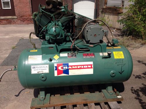 Champion hr10-12 advantage series compressor, 10 hp, 3-phase 120 gallon tank for sale