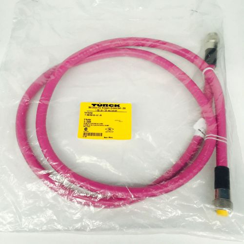 Turck p-rsm-rkm40a-947-2m 2 meter minifast male/female extension cordset (new) for sale