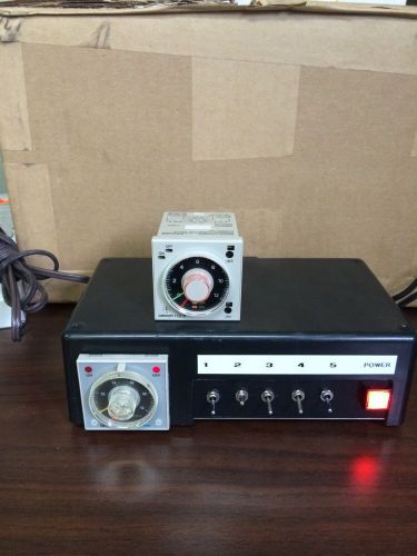 Omron H3BF And H3CR Timers With switch Box.