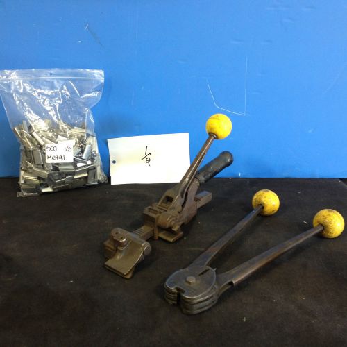 Manuel Tensioner / Manual Sealer / 500 Clips 1/2? **OPEN**