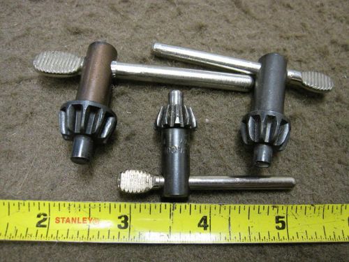 3 PC JACOB&#039;S K7, K30, &amp; K32 DRILL CHUCK KEY LOT