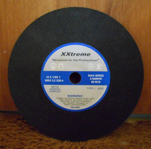 (10) Metal-Cutting Abrasive Wheels, 12” x 1/8” x 1”