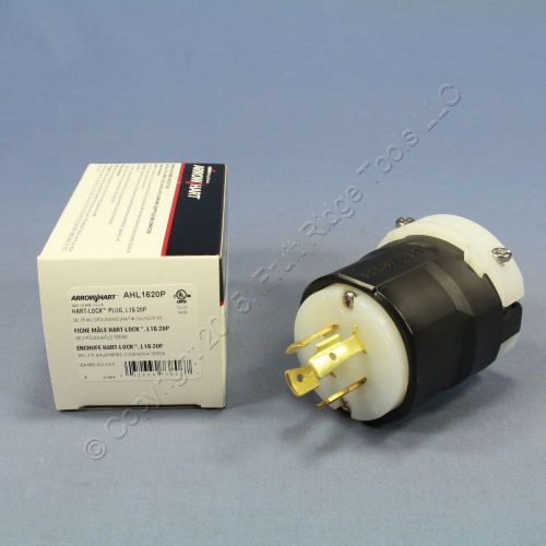 Cooper arrow hart twist turn locking plug turn nema l16-20p 20a 480v 3? ahl1620p for sale