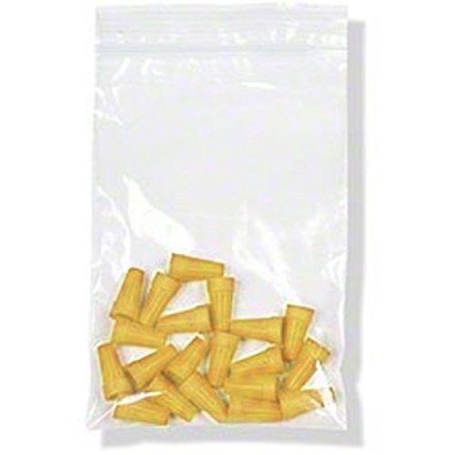 Ziplock bags - 9&#034; x 12&#034; 6mil clear single seal top reclosable zipper bags - pack for sale