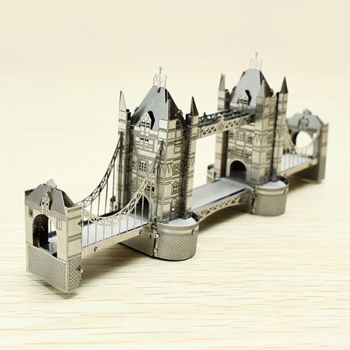 Zoyo 3d diy london bridge model metallic metal jigsaw puzzle office desk toy for sale