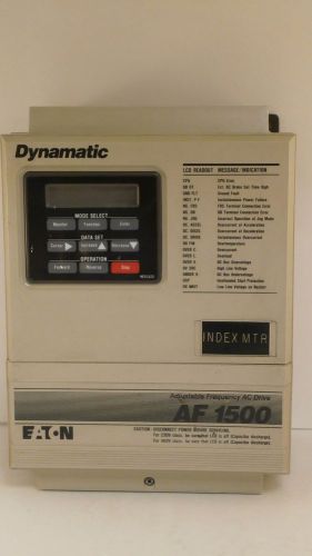 EATON DYNAMATIC AF1500 2HP ADJUSTABLE FREQUENCY DRIVE  AF-150202-0480/13-16-1002