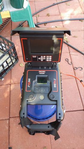 Ridgid seesnake dvdpak2 monitor &amp; recorder with battery &amp; charger for sale