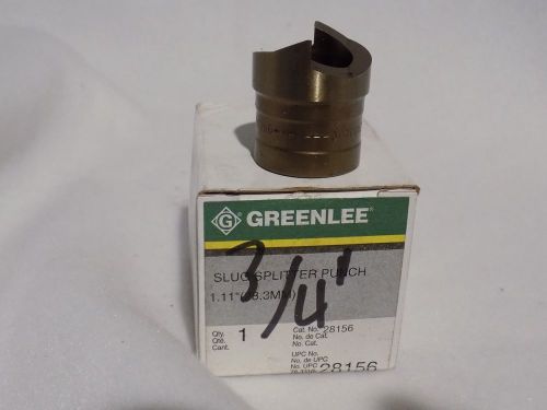 Greenlee, 3/4conduit 1.11 &#034;  (28.3)  punch ONLY.  cat No 28156