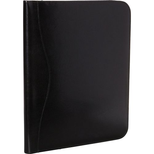 Royce Leather Zip Around Writing Padfolio - Black Journals Planners and Padfolio