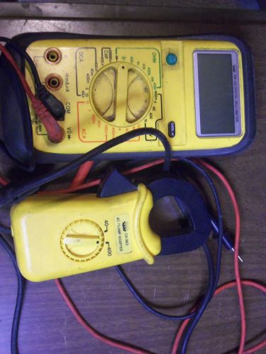 UEI DM 420 multimeter with Ac  clamp adapter