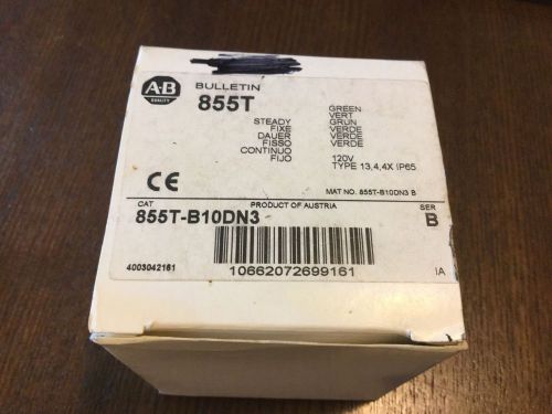 NIB ALLEN BRADLEY 855T-B10DN3 855TB10DN3 STACK LIGHT NEW