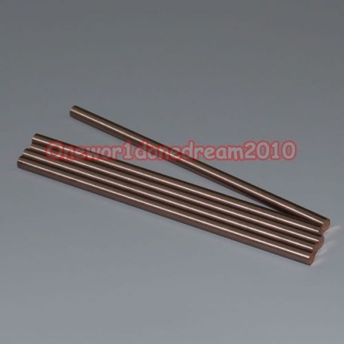 1x w-cu tungsten 70% copper 30% alloy rod diameter 5mm  1/5&#034; length 200mm 8&#034; for sale