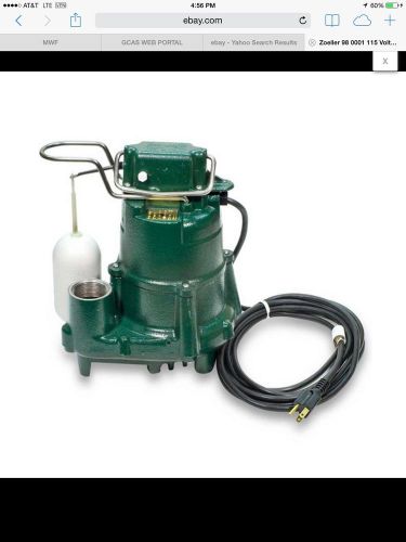 M98 98-0001 zoeller sump / effluent pump little giant for sale