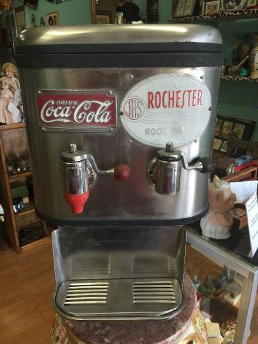 VINTAGE 1930&#039;S COCA COLA/ ROCHESTER ROOT BEER SODA DISPENSER VERY RARE