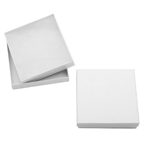 100 Cotton Filled Boxes Size 33, 3.5&#034; x 3.5&#034;x 1&#034; , White size #33