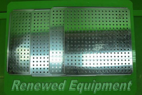 Stainless steel incubator shelf  l 19.25&#034; x w 19.25&#034; x h 0.375&#034;  lot of 4 for sale