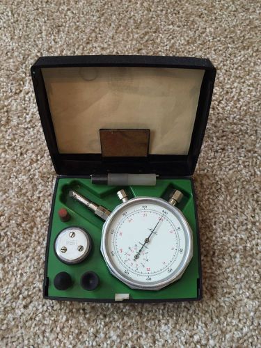 Vintage Hasler Bern Hasler-Tel Hand Held Speed Indicator With Tips Swiss Made