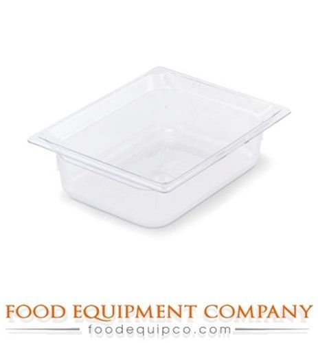 Vollrath 8022410 Super Pan® Plastic Pans Low Temperature Clear  - Case of 6