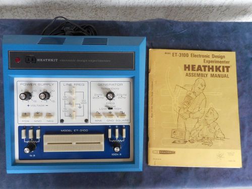 HEATHKIT ELECTRONIC DESIGN EXPERIMENTER   MODEL ET 3100  WITH MANUAL