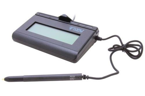 Topaz systems t-l462-hsb-r signaturegem lcd 1x5 usb signature capture pad - new for sale