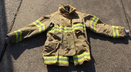 Securitex Firefighter Bunker Gear Turn Out Gear Fire Coat - Size 40 - Basofil