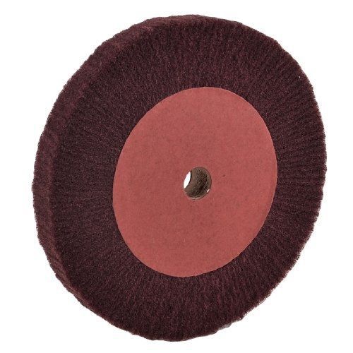 uxcell Burgundy Wood Core Fiber Abrasives Grinding Wheel 205x20x25mm