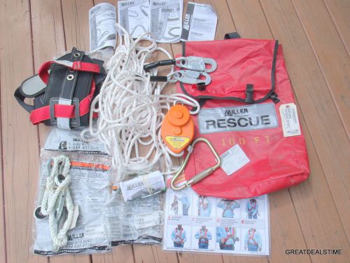 MILLER,SPERIAN,SAFESCAPE AUTOMATIC DESCENT DEVICE,RESCUE SYSTEM,HARNESS,KIT PACK